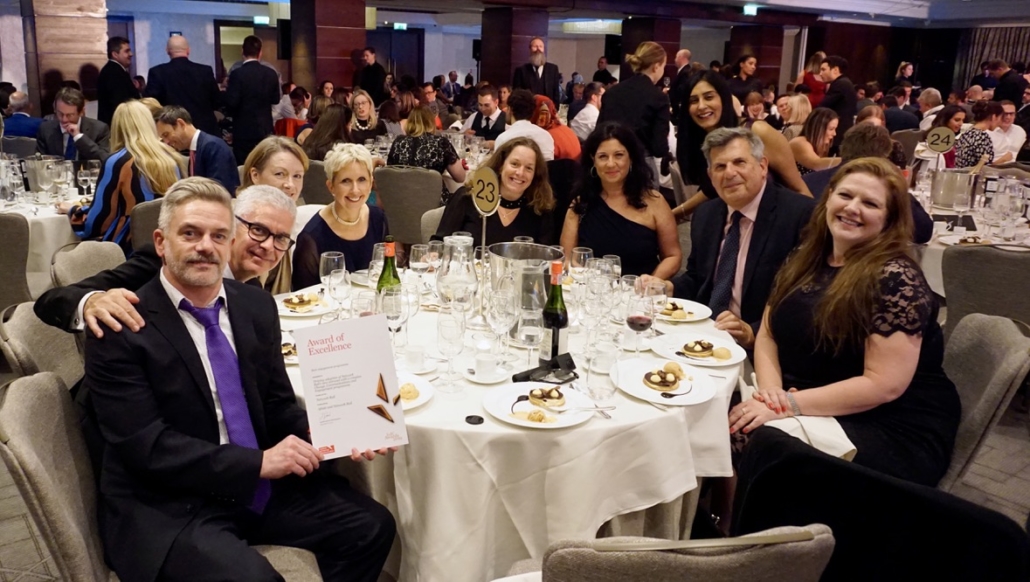Afiniti and Network Rail at the IoIC Awards 2019