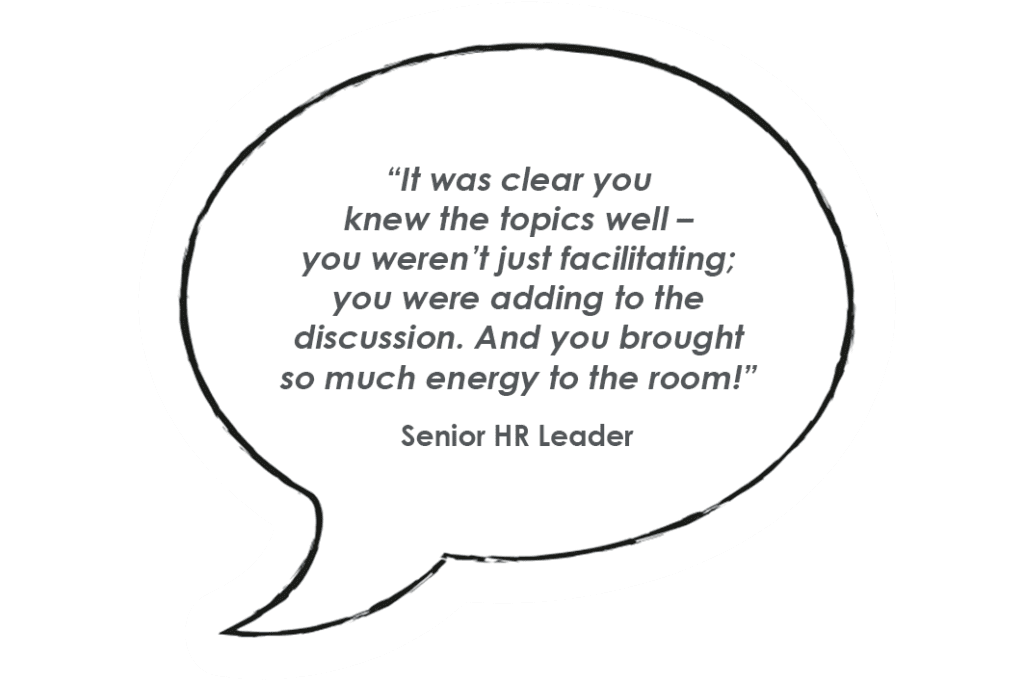 testimonials from change management training workshop