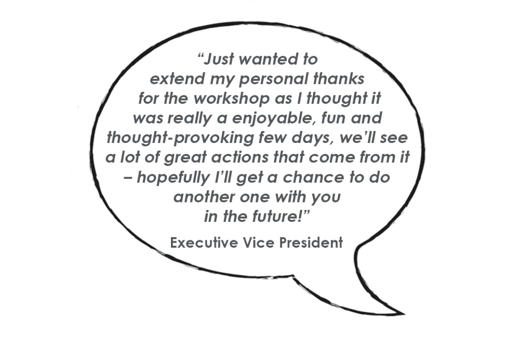 testimonials from change management training workshop